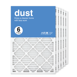 20x30x1 AIRx DUST Air Filter, 6-Pack