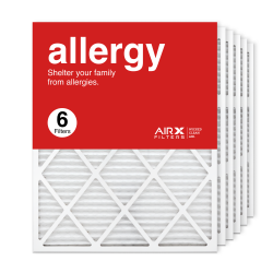 24x30x1 AIRx ALLERGY Air Filter, 6-Pack