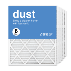 24x30x1 AIRx DUST Air Filter, 6-Pack