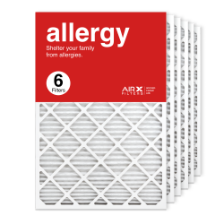 24x36x1 AIRx ALLERGY Air Filter, 6-Pack