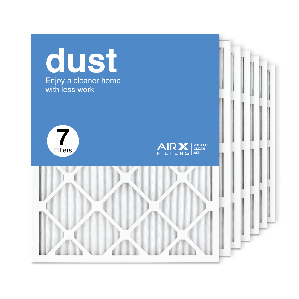 20x25x1 Pleated Air Filter MERV 8 7Pack