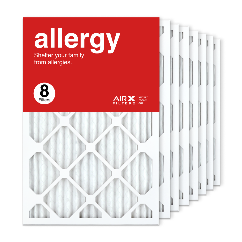 16x24x1 AIRx ALLERGY Air Filter, 8-Pack