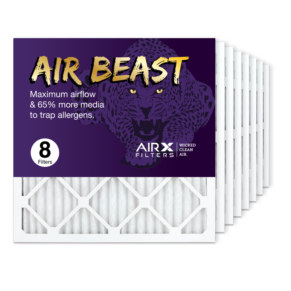 20x20x1 AIRx Air Beast High Flow Air Filter, 8-Pack