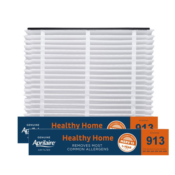 Aprilaire #913 MERV 13 Replacement Filter, 2-Pack