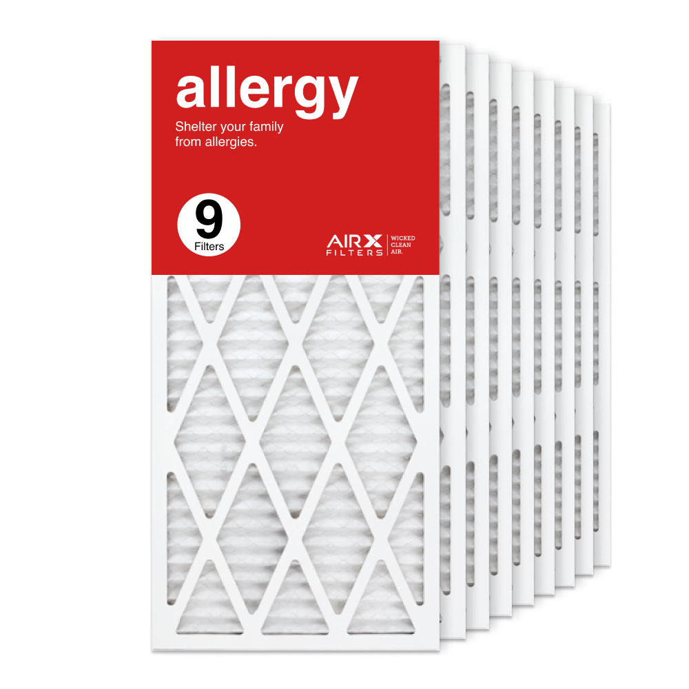 14x30x1 AIRx ALLERGY Air Filter, 9-Pack