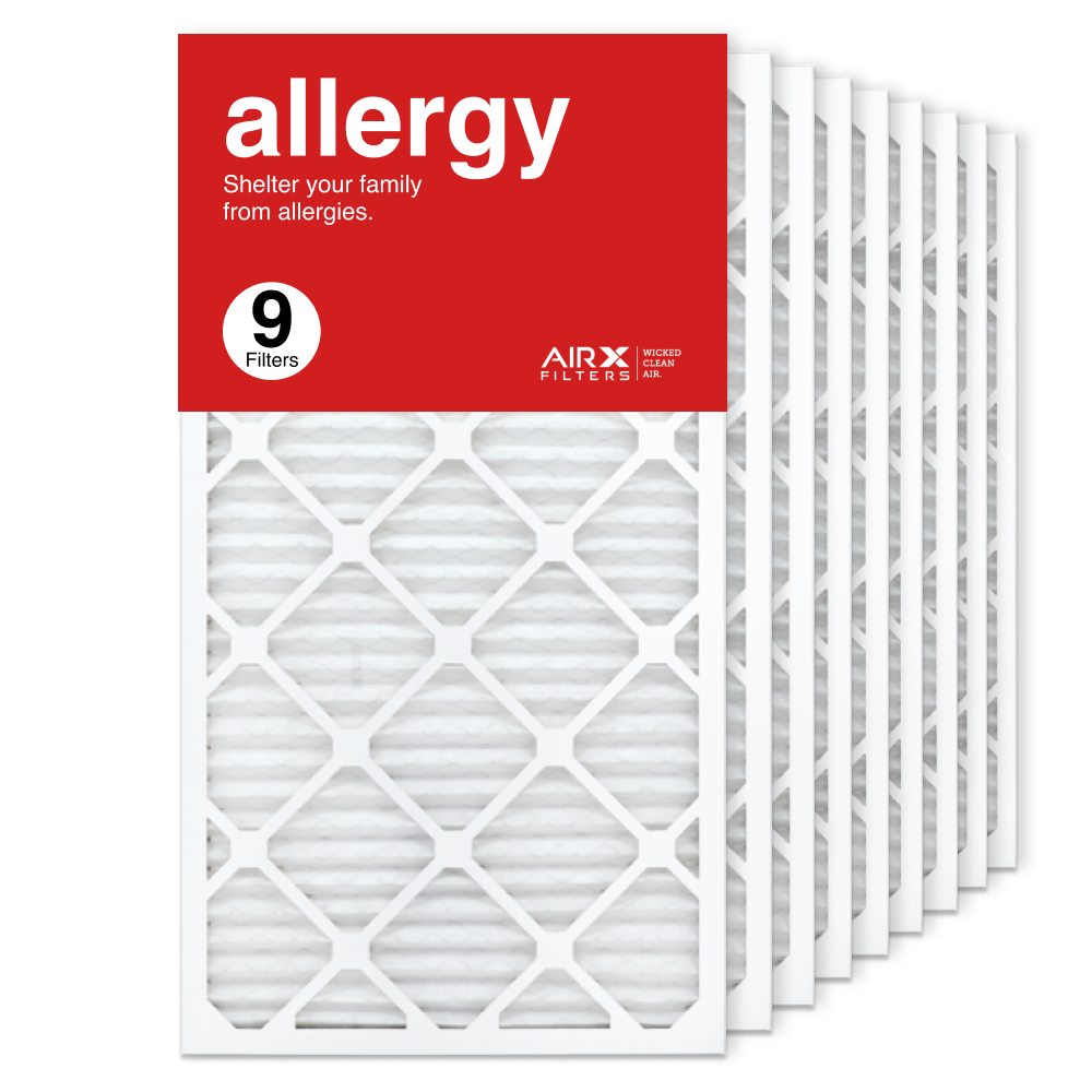 16x30x1 AIRx ALLERGY Air Filter, 9-Pack