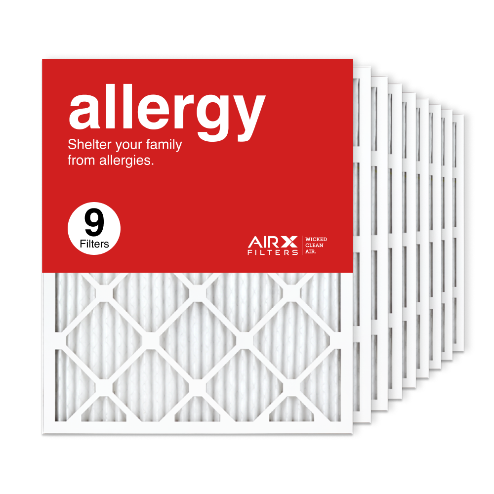 20x25x1 AIRx ALLERGY Air Filter, 9-Pack