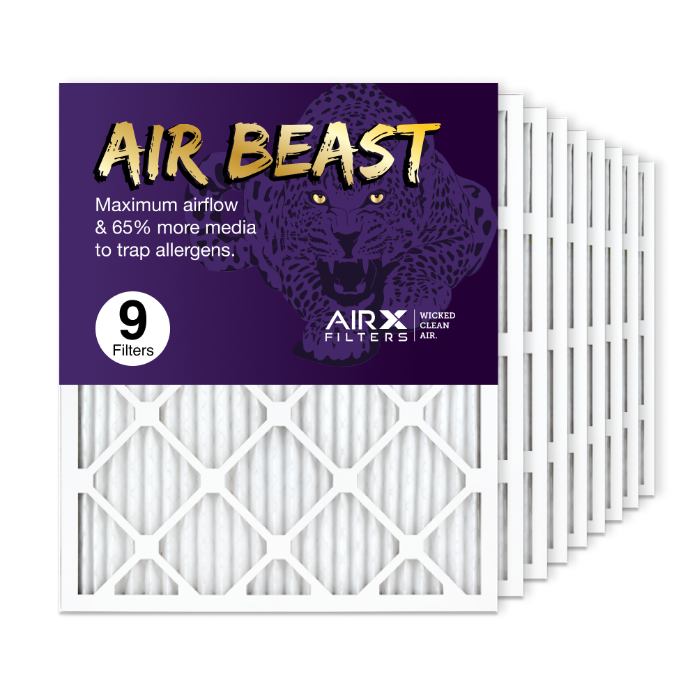20x25x1 AIRx Air Beast High Flow Air Filter, 9-Pack