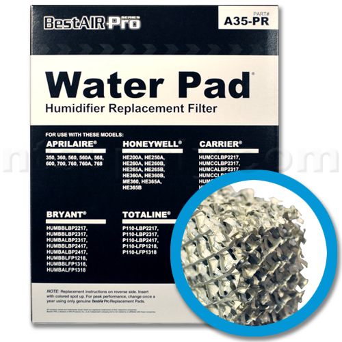 6 Pack A10 Humidifier Furnace Filter for Honeywell 