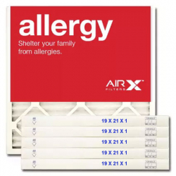 19x21x1 AIRx ALLERGY Air Filter - MERV 11, 12-Pack