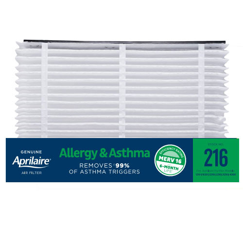 Aprilaire #216 MERV 16 Replacement Filter, 2-Pack