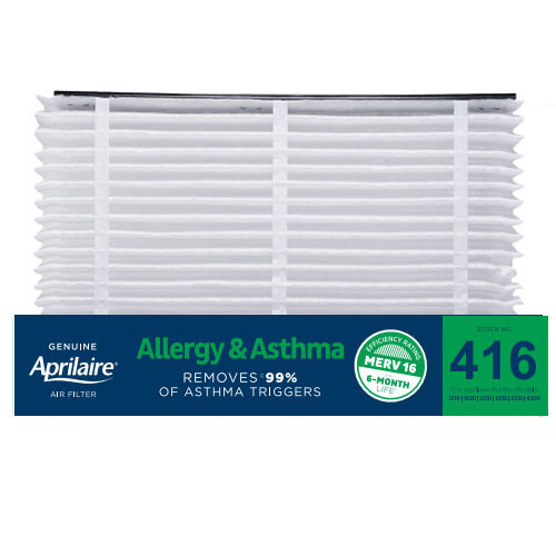 Aprilaire #416 MERV 16 Replacement Filter, 2-Pack