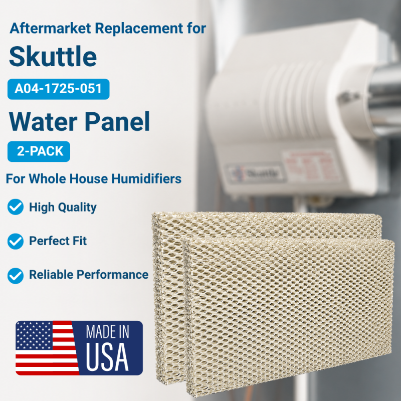 Replacement Water Pad for Skuttle Humidifiers - A04-1725-051, 2-Pack