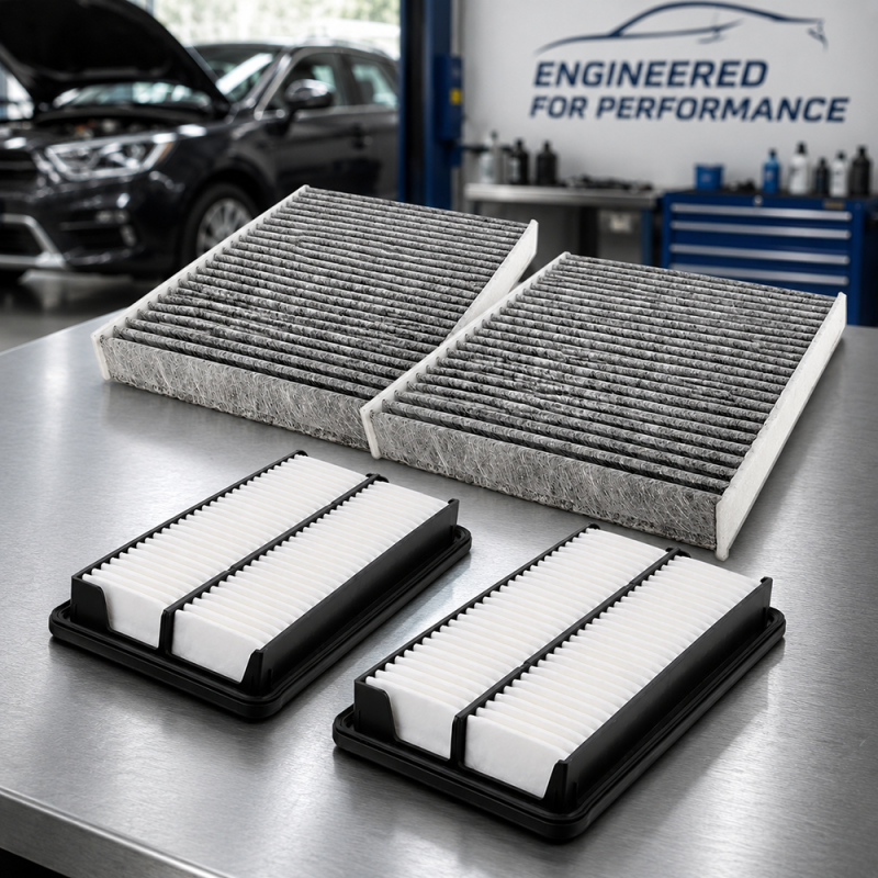 Replacement Cabin Air / Engine Air Filter Kit for Honda Pilot, Passport, Acura MDX, 2-Pack