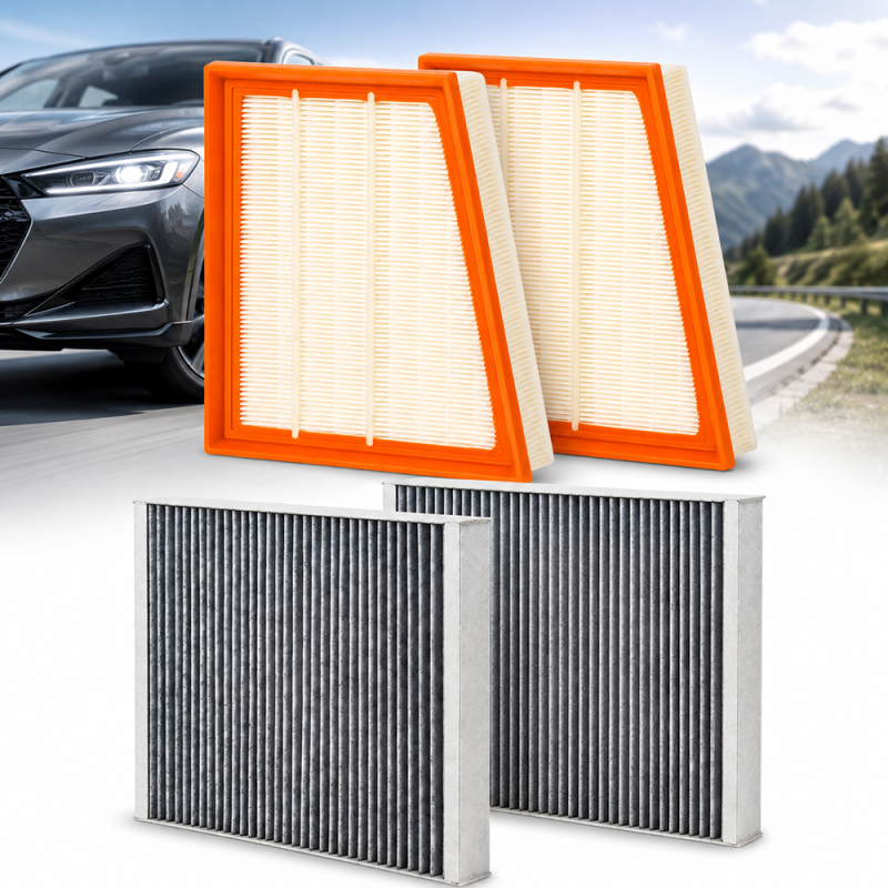 Replacement Cabin Air / Engine Air Filter Kit for Buick Encore, Chevrolet Trailblazer, Trax, 2-Pack