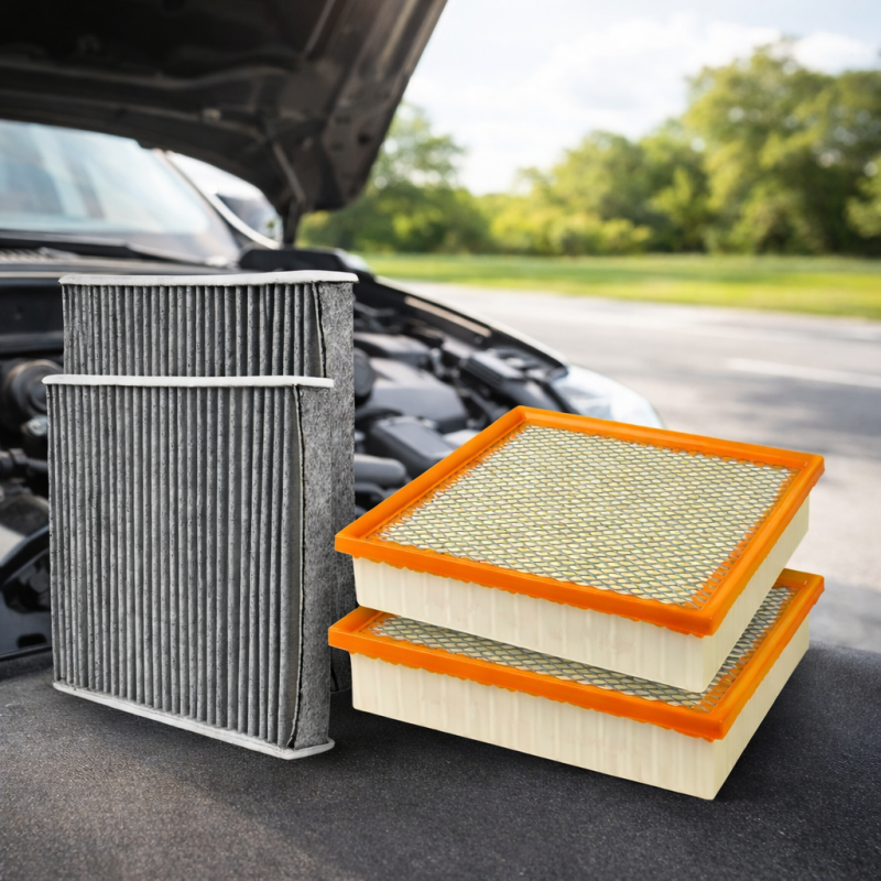 Replacement Cabin Air / Engine Air Filter Kit for Chevrolet Silverado, Suburban, Tahoe, GMC Yukon, 2-Pack