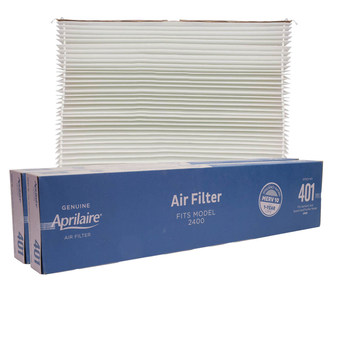 SpaceGard 2400 2 Replacement Filters For Aprilaire 401 