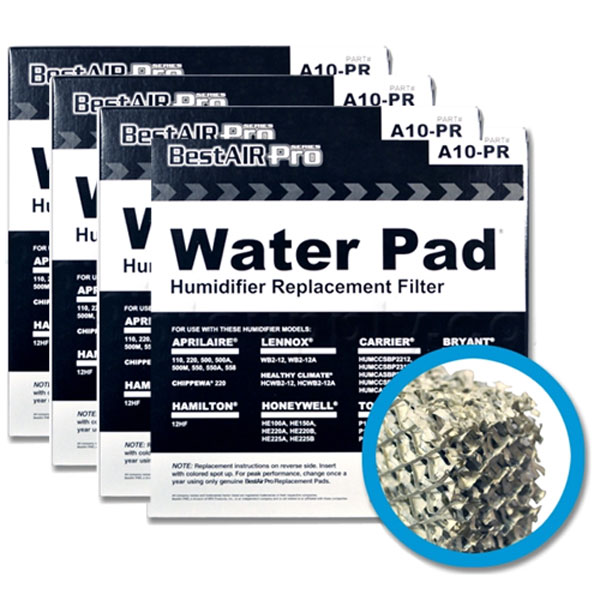 Replacement Water Panel for Whole House Humidifiers, 4-Pack