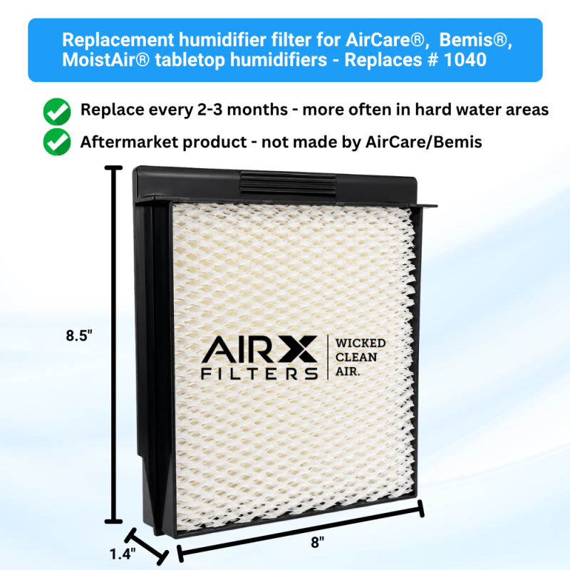 Replacement Humidifier Filter Wick for AIRCARE® 1040, 4-Pack