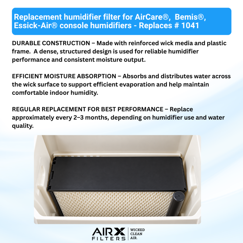 Replacement Humidifier Filter Wick for AIRCARE® 1041, 2-Pack