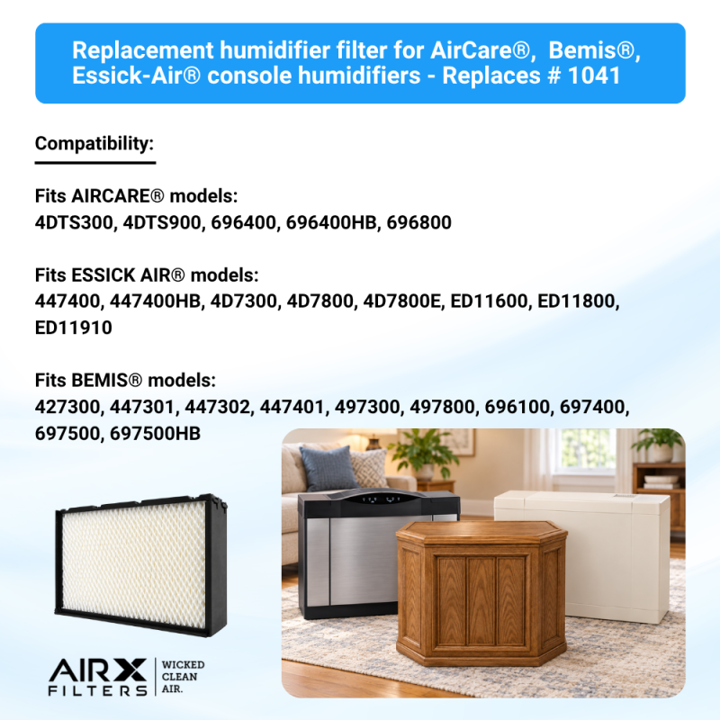 Replacement Humidifier Filter Wick for AIRCARE® 1041, 2-Pack