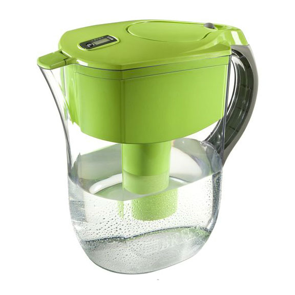 Brita Grand Green Filtered Water Pitcher