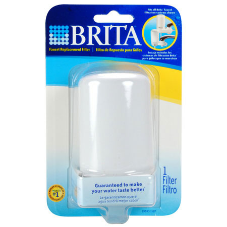Replacement Filter for Brita On-Tap Basic Faucet System - White