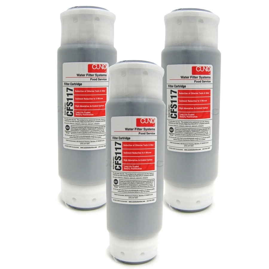 CFS117-S Cuno-CFS Prefilter Cartridge 5 micron, 3-pack