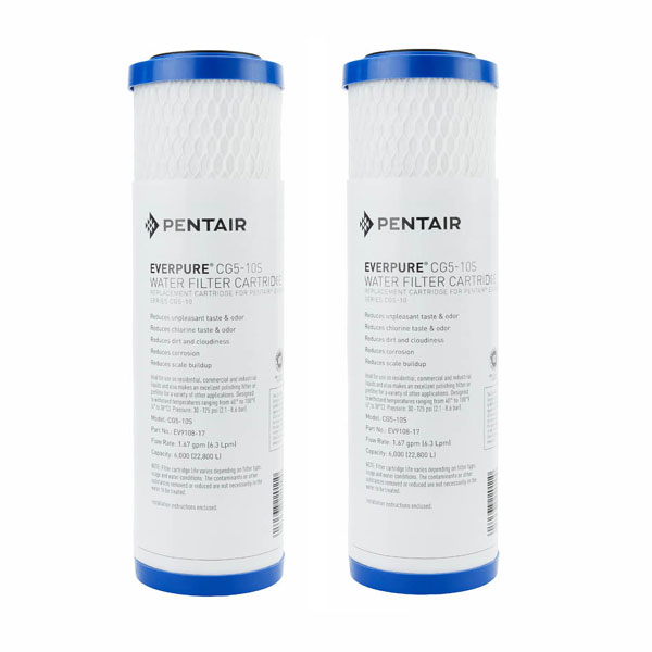 Everpure CG5-10S 10" Water Filtration Cartridge - 2 Pack