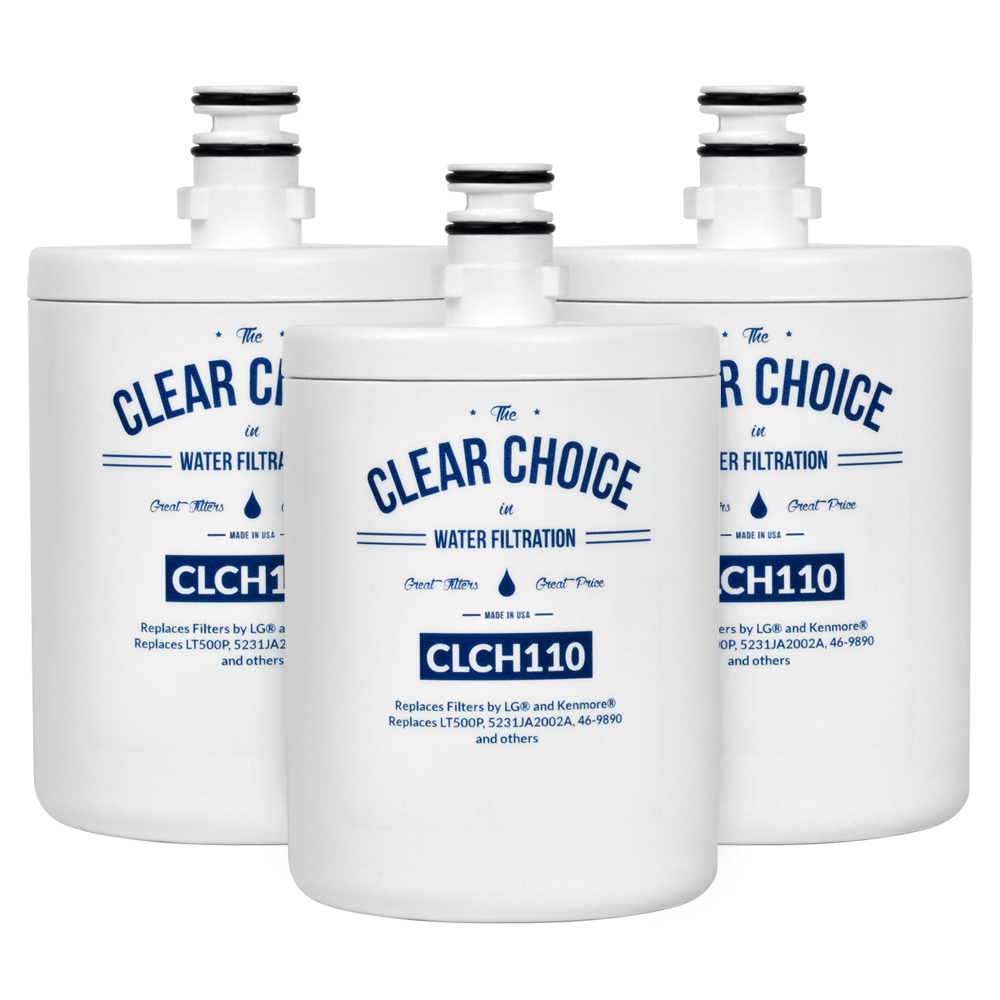 ClearChoice Replacement for LG 5231JA2002A / LT500P Filter, 3-Pack