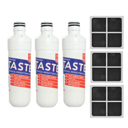 Replacement for LG LT1000P Water Filter & LT120F Air Filter Combo, 3-Pack