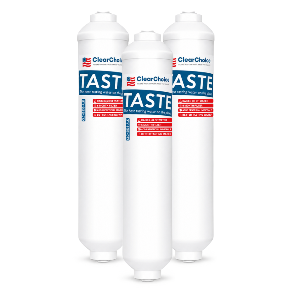 ClearChoice Alkaline Remineralization Inline Filter, 3-Pack
