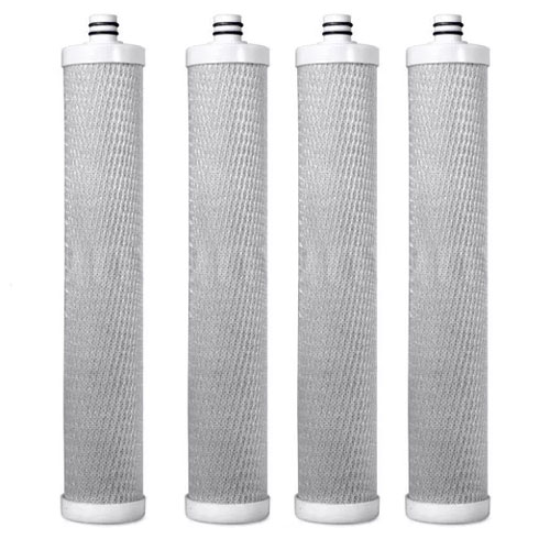 Replacement Split Carbon Filter for Culligan Reverse Osmosis Systems, 4-Pack