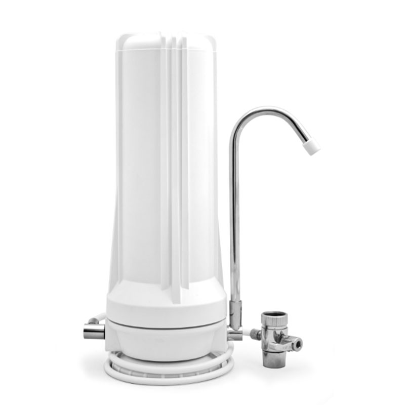 On Tap Faucet Water Filter System, White