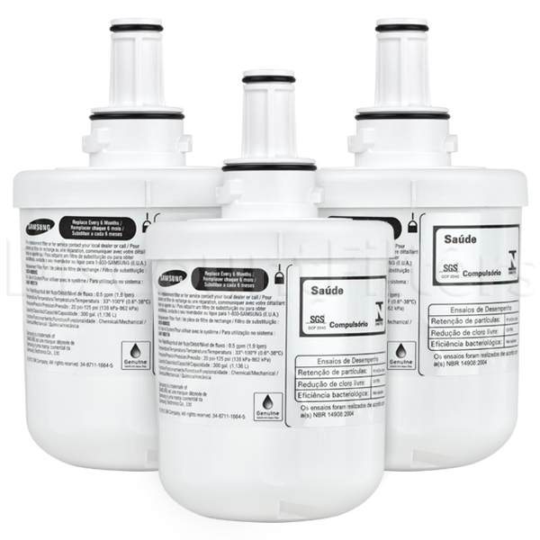 Samsung DA29-00003G Aqua Pure Plus Refrigerator Water Filter, 3-Pack
