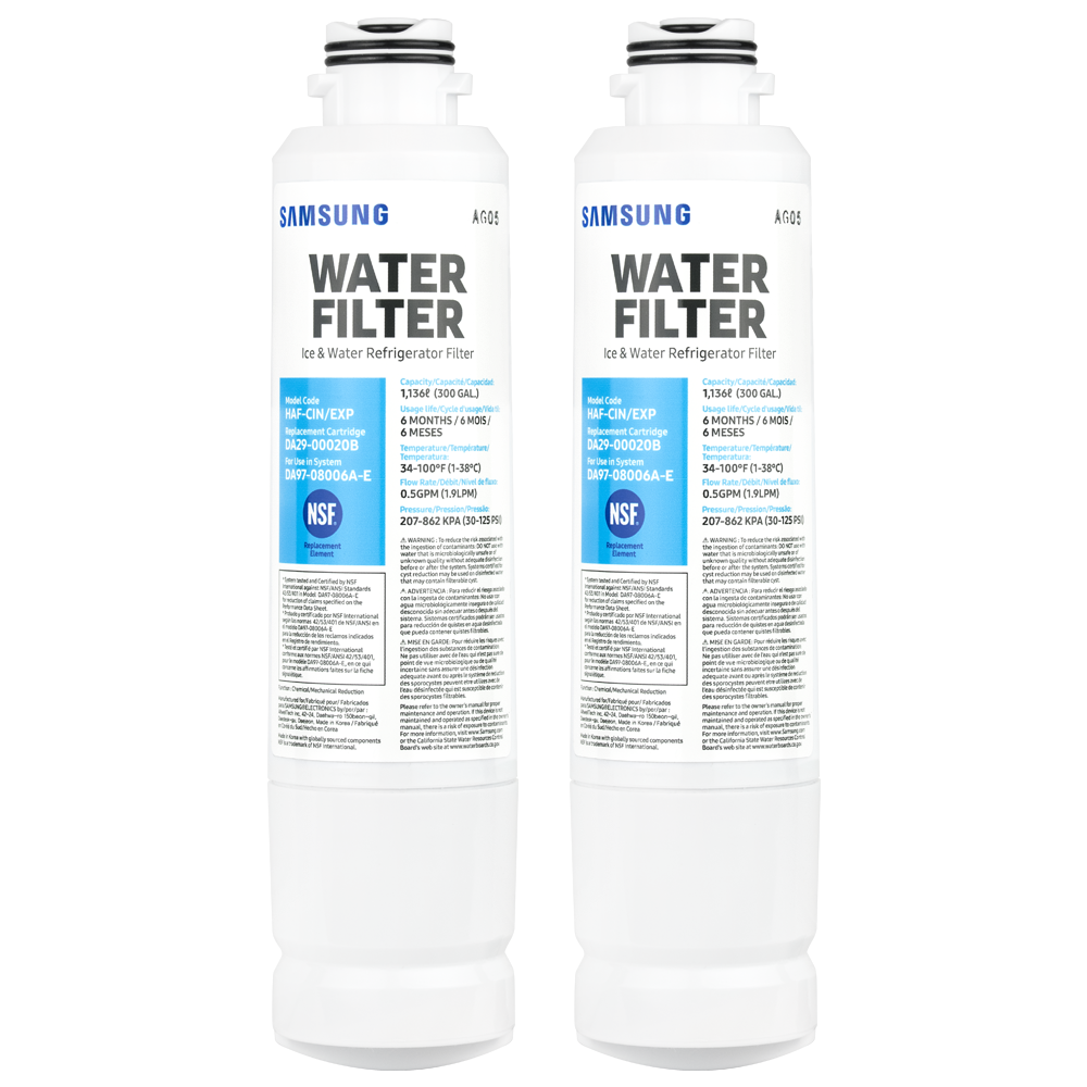 Samsung Refrigerator Water Filter (DA29-00020B), 2-Pack