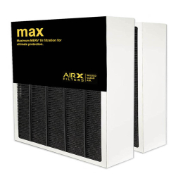 MERV 16 Replacement for Lennox X7935 Filter - 20 x 20 x 5, 2-Pack