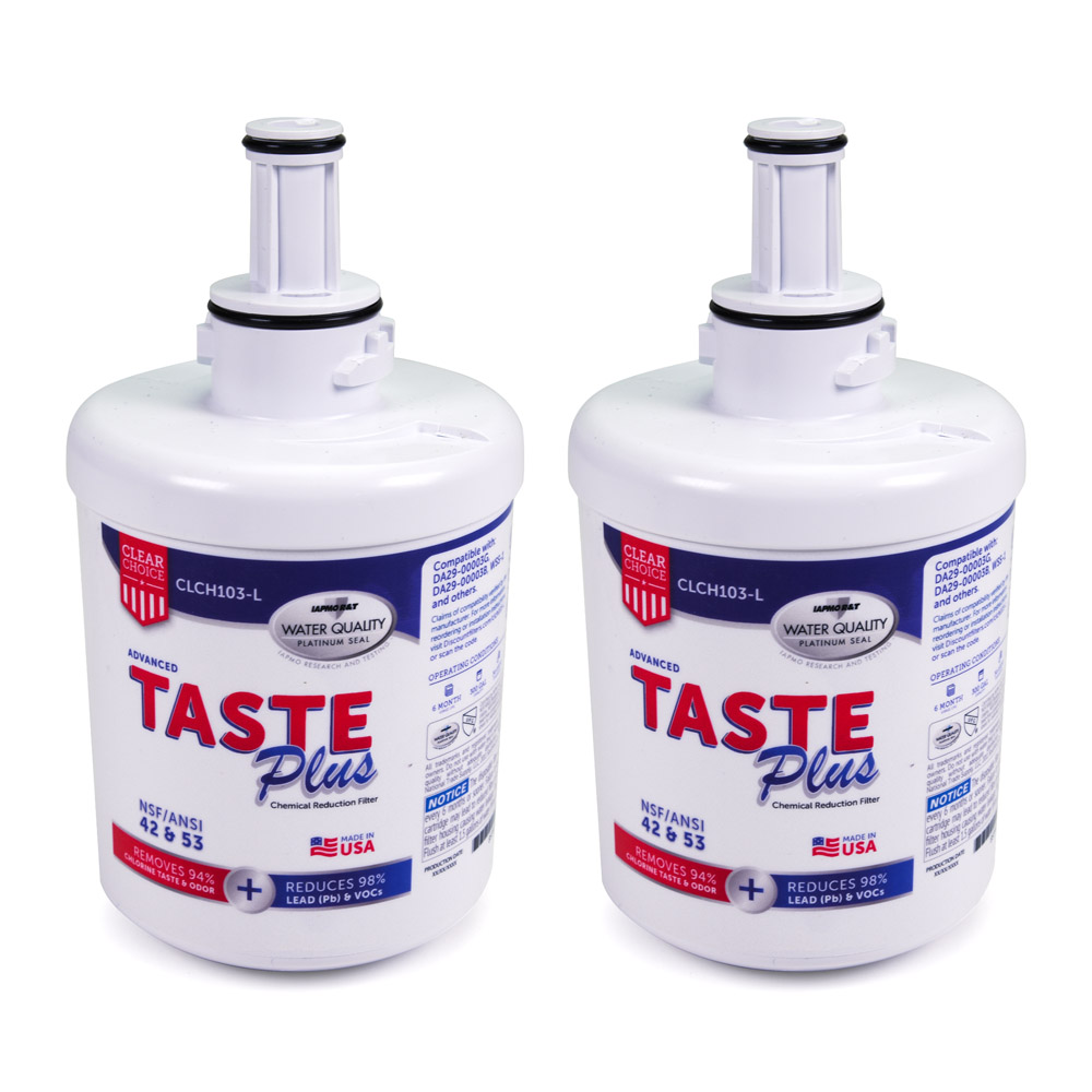 ClearChoice Taste Plus Replacement for Samsung DA29-00003G Filter, 2-Pack