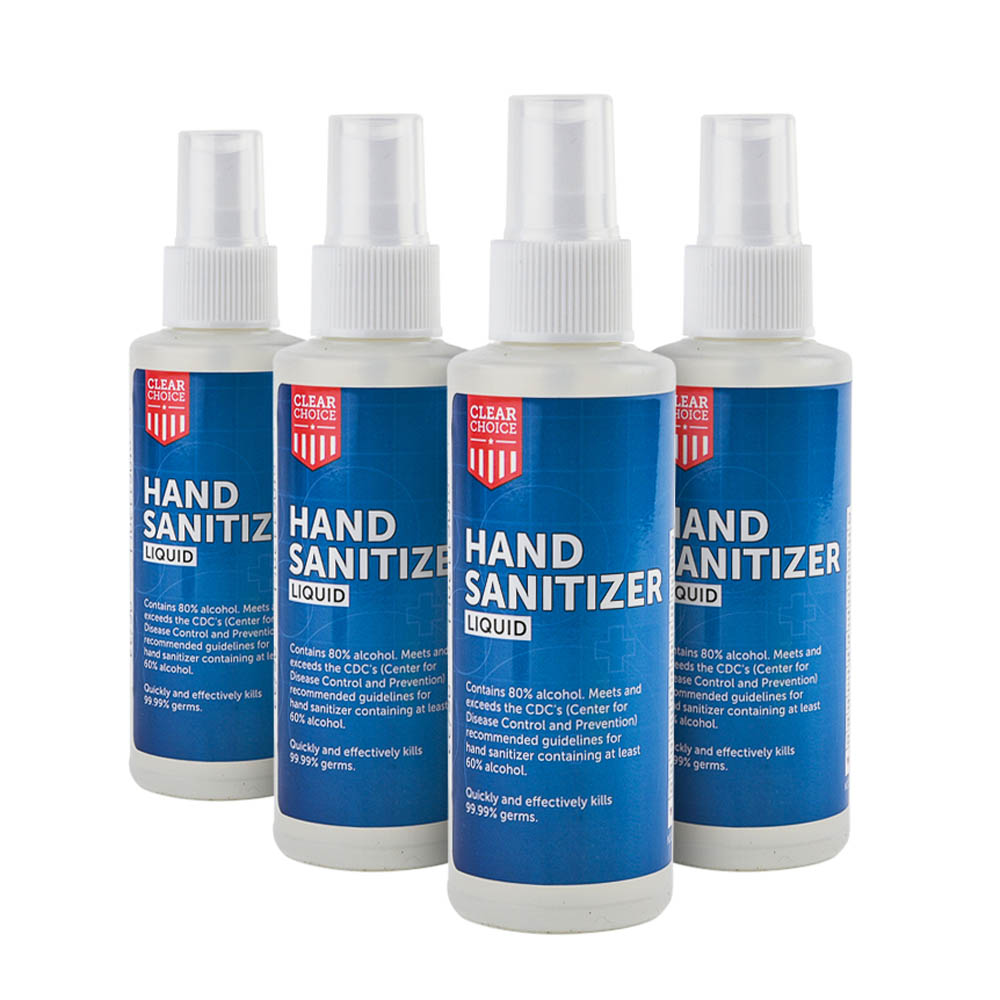 ClearChoice Liquid Hand Sanitizer - 4 oz Spray Bottle