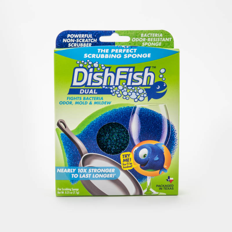 DishFish Dual - Antimicrobial Extreme Cleaning Sponge