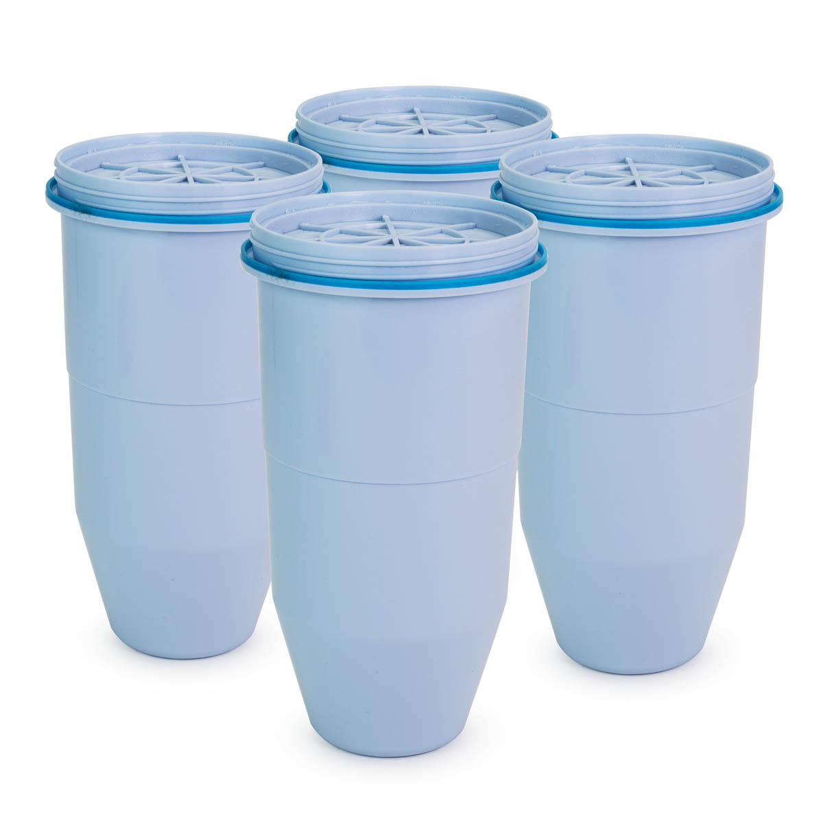 EcoAqua Replacement for Zerowater® Pitcher Water Filter, 4-Pack