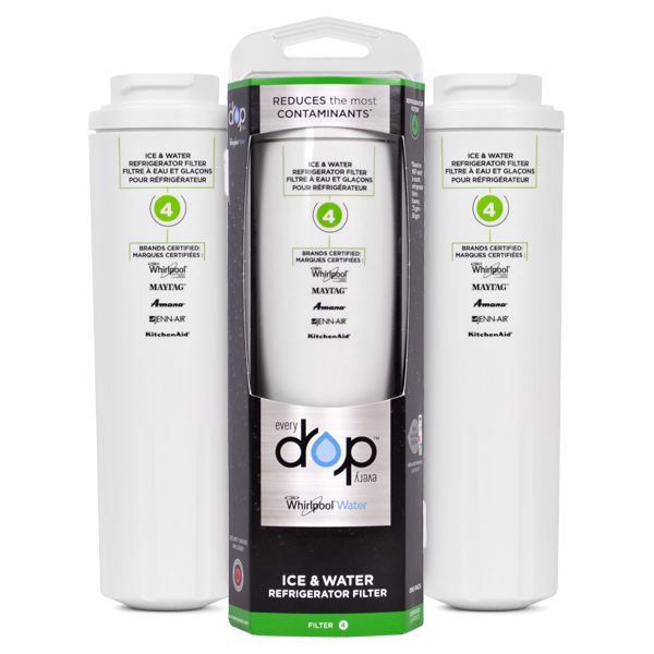 Whirlpool EDR4RXD1 Refrigerator Water Filter (Filter4), 3-Pack