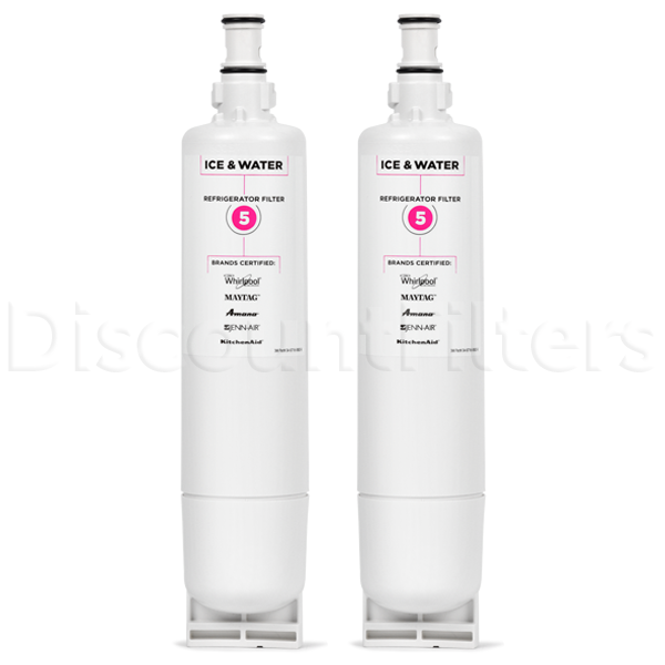 Whirlpool EDR5RXD1 Refrigerator Water Filter (Filter 5), 2-Pack