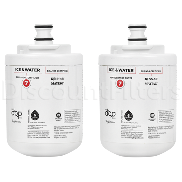 EveryDrop Refrigerator Water Filter - EDR7D1 (UKF7003), 2-Pack