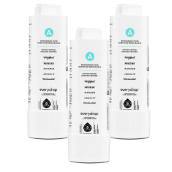 Everydrop EDRARXD1 Refrigerator Water Filter, 3-Pack