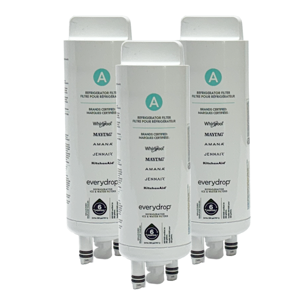 Everydrop EDRARXD1 Refrigerator Water Filter, 3-Pack