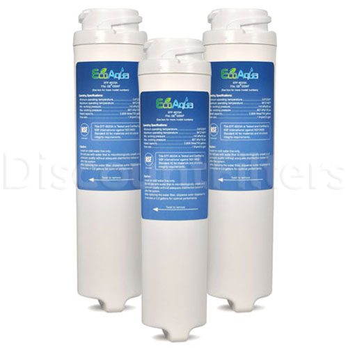 EcoAqua Replacement for GE GSWF Refrigerator Filter, 3-Pack