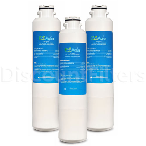 EcoAqua Replacement for Samsung DA29-00020B Aqua Pure Plus Filter, 3-Pack