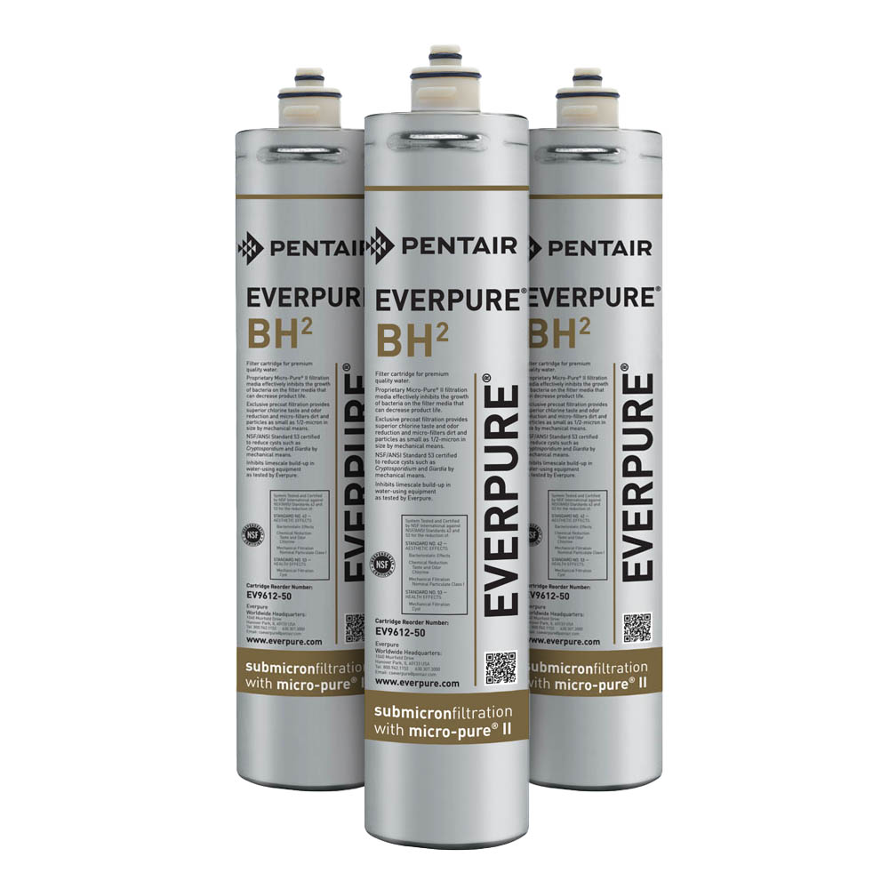 Everpure BH² Water Filtration Cartridge, 3-Pack