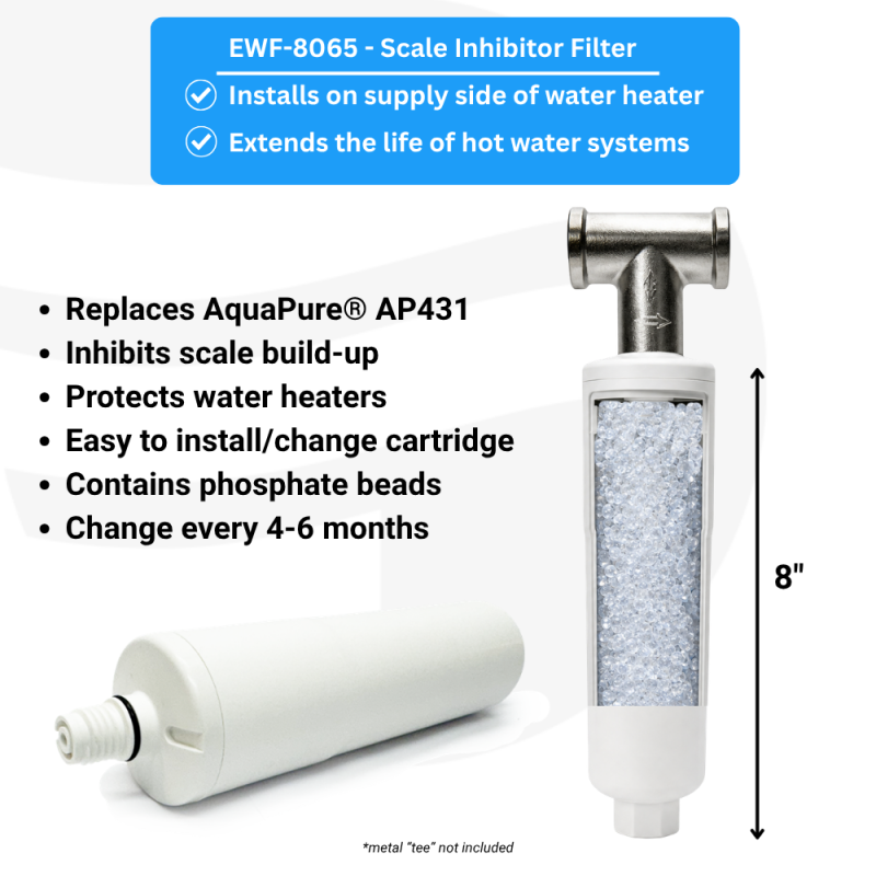 EcoAqua Replacement for AquaPure® AP431 Scale Inhibitor Filter